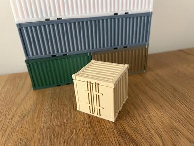 smooth door/backside container 1/64 for hotwheel