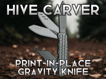 Hive Carver -  Print in Place Gravity Knife