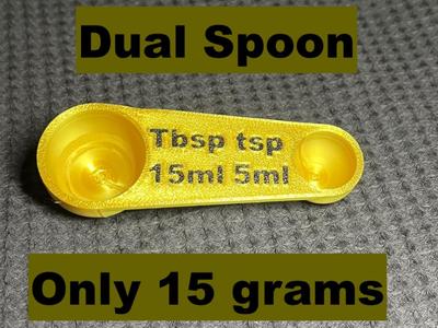 Dual Measuring Spoon – 1 Tbsp & 1 Tsp