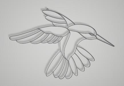 Humming Bird Stained Glass
