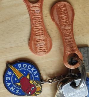 Car Key Charm Shopping Cart Coin