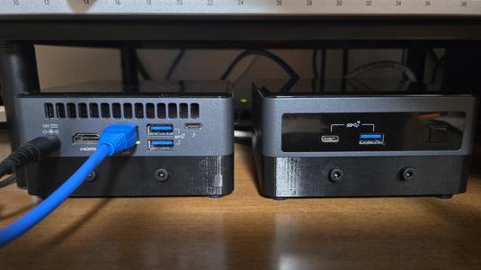 Intel NUC 10 Slim SSD/HDD case extender