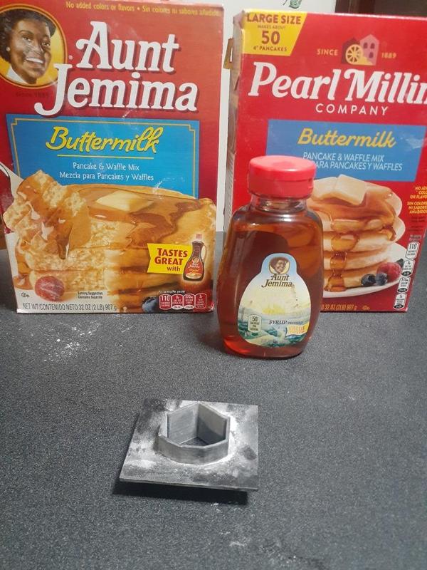 Aunt Jemima Waffle Mix Box Connector Funnel