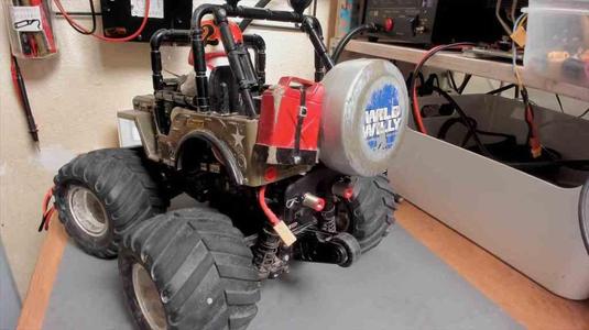 Tamiya Wild Willie Battery door cover