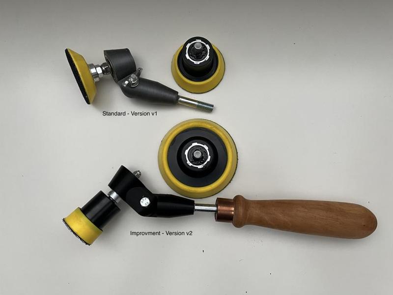 Bowl Sander v2 - with exchangeable sanding discs
