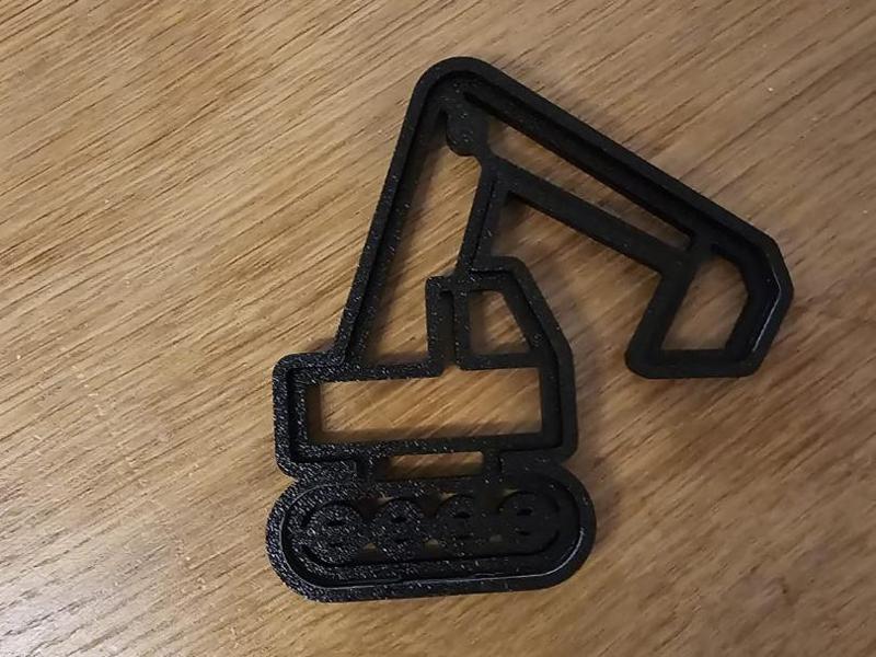 Excavator Cookie Cutter