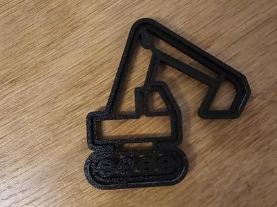 Excavator Cookie Cutter