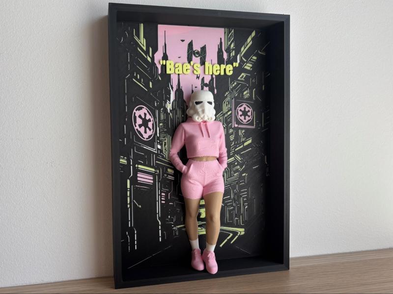 Lady Empire Urban Wall Art - NeoPop Edition