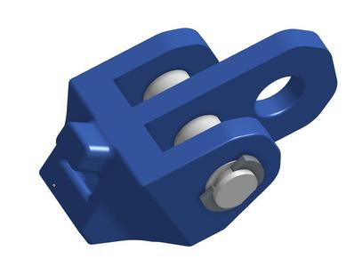 Dual Pulley Sheave Block 100% Printable