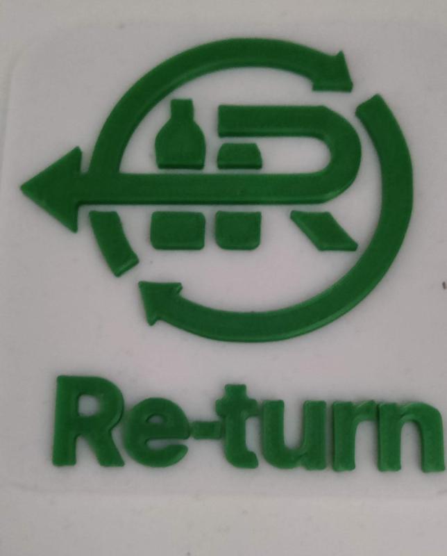 Re-turn recycling symbol