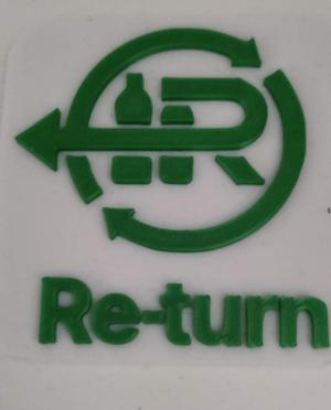 Re-turn recycling symbol