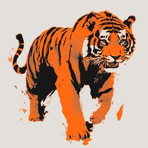 Walking tiger ( hueforge) 