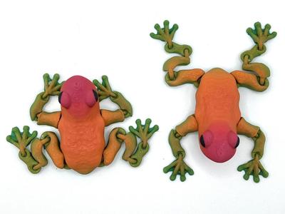 Frog Articulated Flexi 2 x 4mm Magnets NO SUPPORTS