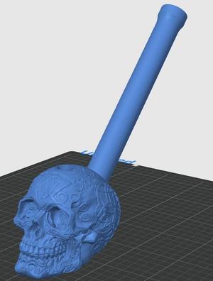 Celtic Skull Bong