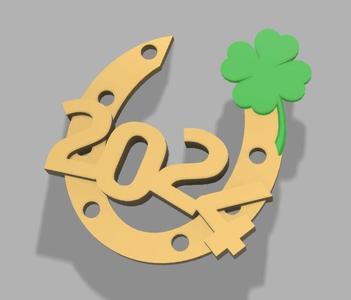 horseshoe happy new year 2024
