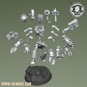 3T-H05 the Robot, Modular Build-a-Bot Miniature