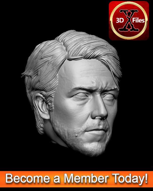 Edward Norton Hulk Head Sculpt - 3D Print File STL