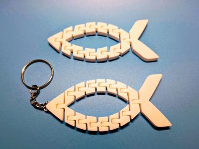 Flexi Ichthys Fidget and Keychain