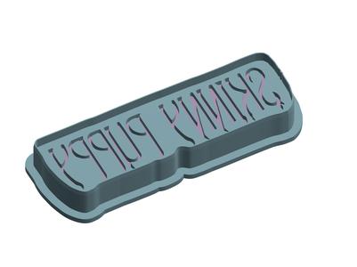 Skinny Puppy word logo cookie cutter