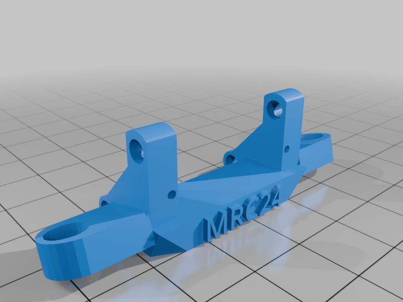 MRC24 front axle with 20° caster