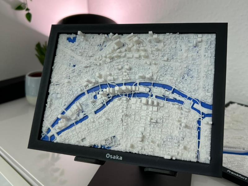 Osaka, Japan - 3D Miniature