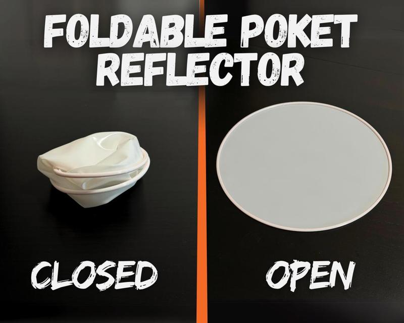 Foldable Pocket Reflector: Your Portable Photography Tool
