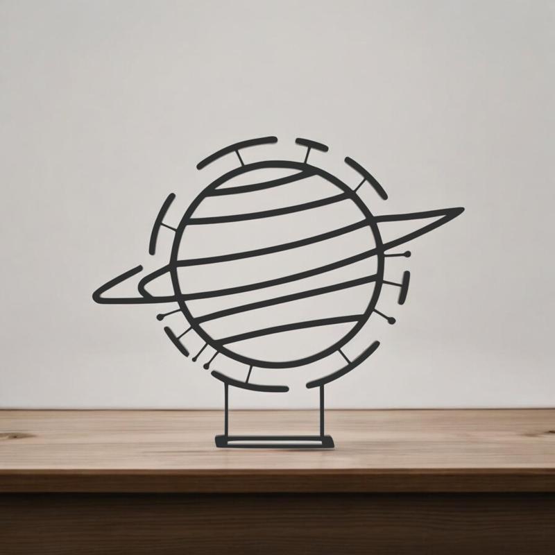 Planet Line Art - Desktop Line Art