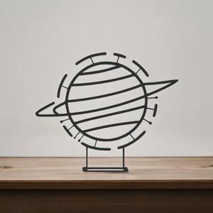 Planet Line Art - Desktop Line Art