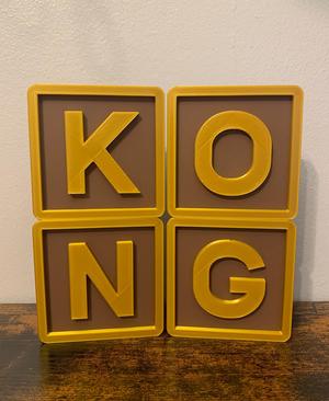 Donkey Kong Country KONG Letters