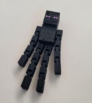 MINECRAFT ENDERMAN FLEXI PRINT IN PLACE