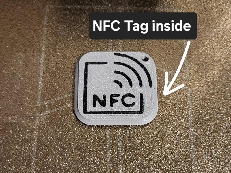NFC Tag Keychain