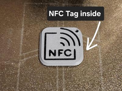 NFC Tag Keychain