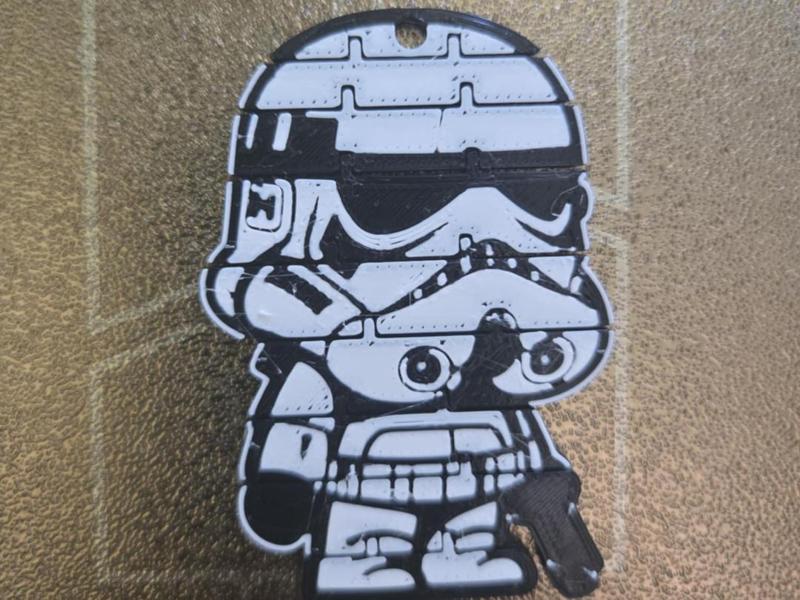 Storm trooper keyring