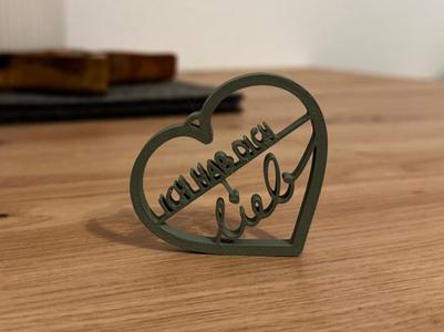 I love you keychain