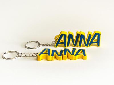 Beautiful keychain with the name Anna