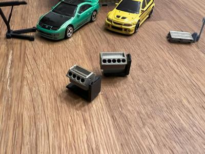 engine stand holder 1/64 hotwheels matchbox siku