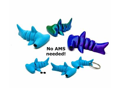 MINI Hammerhead Shark - No AMS & Keychain!