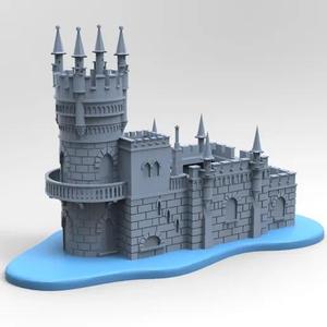 Swallow's Nest Castle | 3D Printable Model Замок «Ластівчине гніздо» | 3D модель для друку