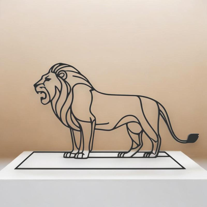 Lion Line Art - Desktop Line Art