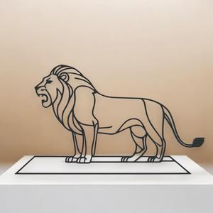 Lion Line Art - Desktop Line Art