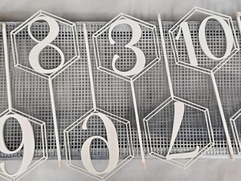 Wedding Table Numbers
