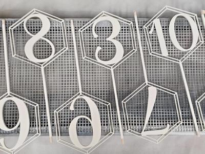 Wedding Table Numbers