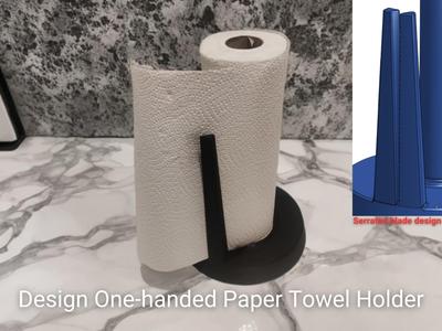 Design One-Handed Paper Towel Holder