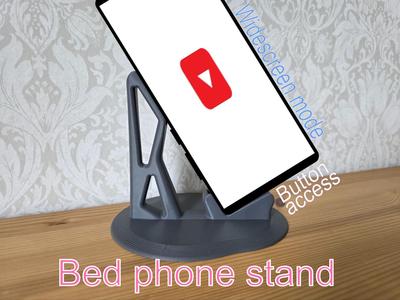 Bed Phone Stand - Better widescreen viewing