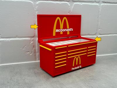 Lid - McDonalds Inspired Toolbox desk pen holder