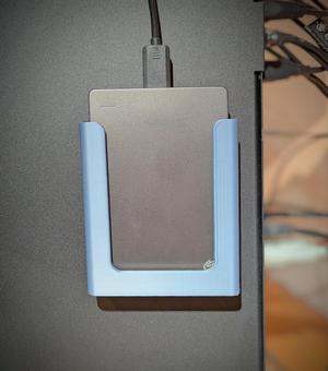 Felted External Disk Holder