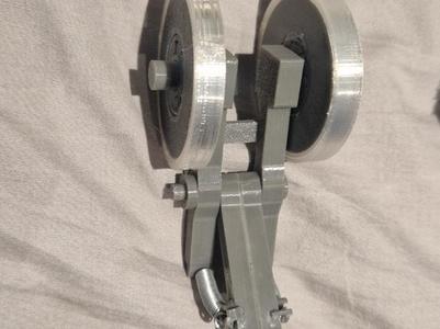 landing gear with suspension for RC aircraft