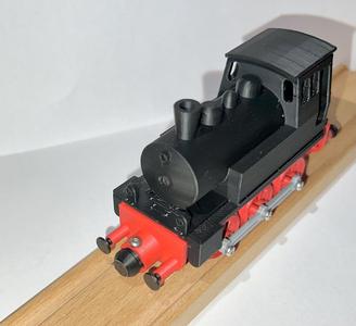 BR80 - steam locomotive for wooden tracks - Brio, Ikea compatible