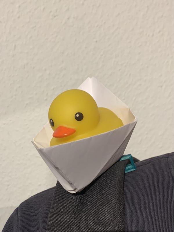 Rubber duck shoulder mount