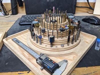 CNC and Dremel bit Organizer 